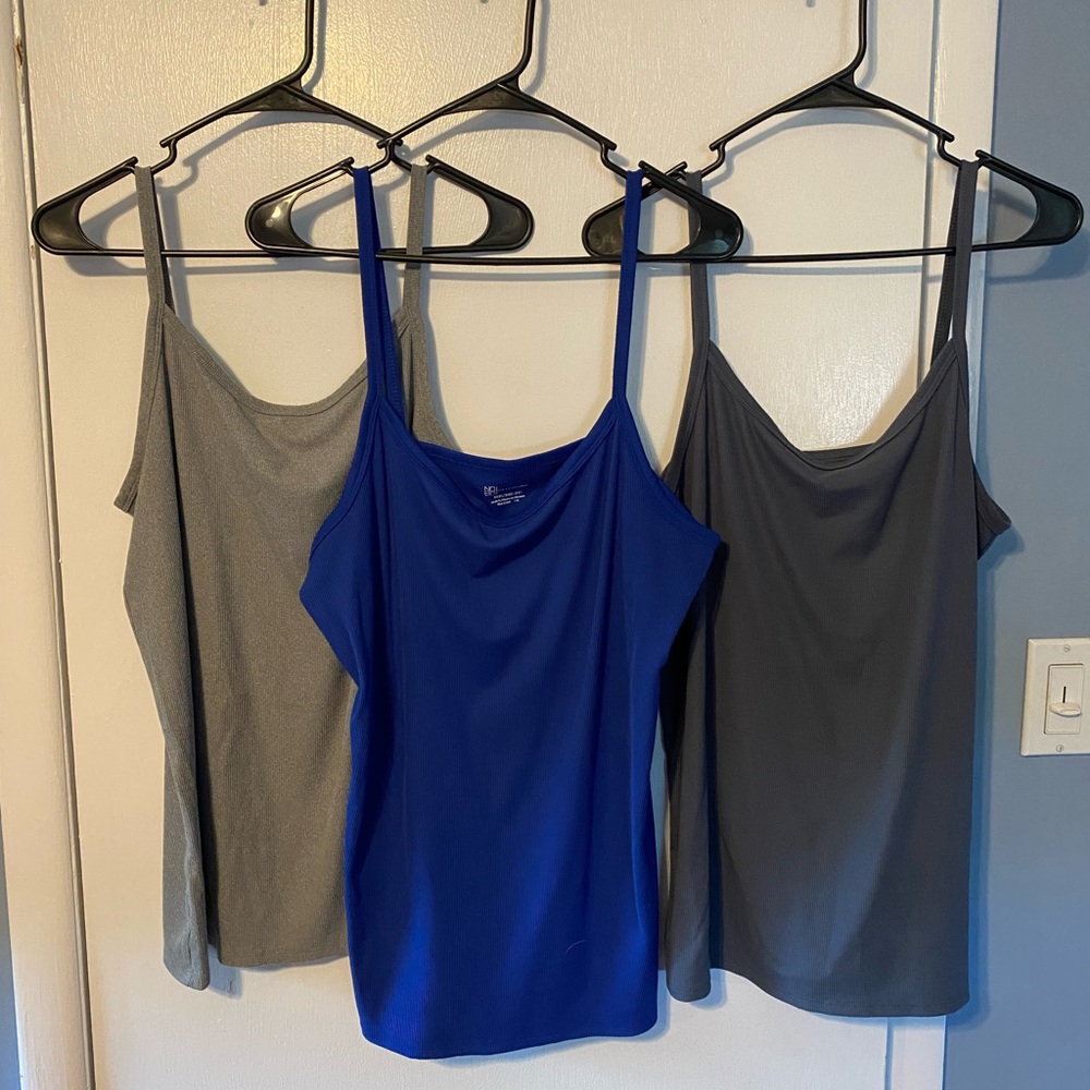 Set of 3 No Boundaries spaghetti strap tank tops XXXL nwot